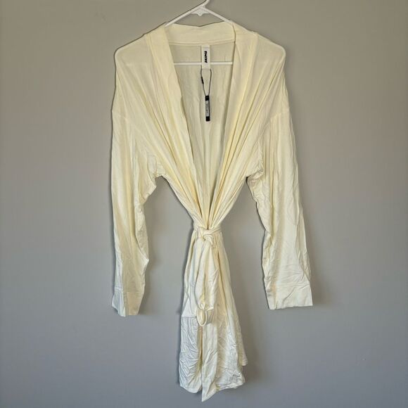 Skims Sleep Robe - Bone - Size 2x - Picture 3 of 8